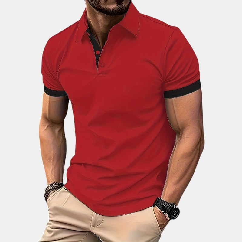 Herre Golfskjorte Pustende Justert Polyester 8