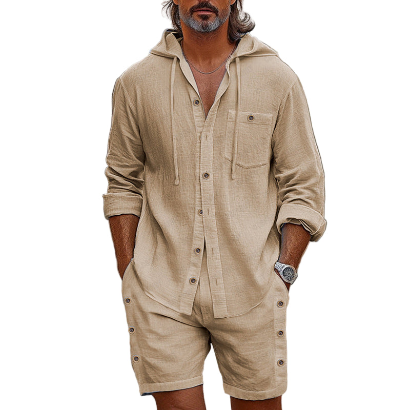 Herre Hettegenser i Linblanding – Avslappet Passform 0