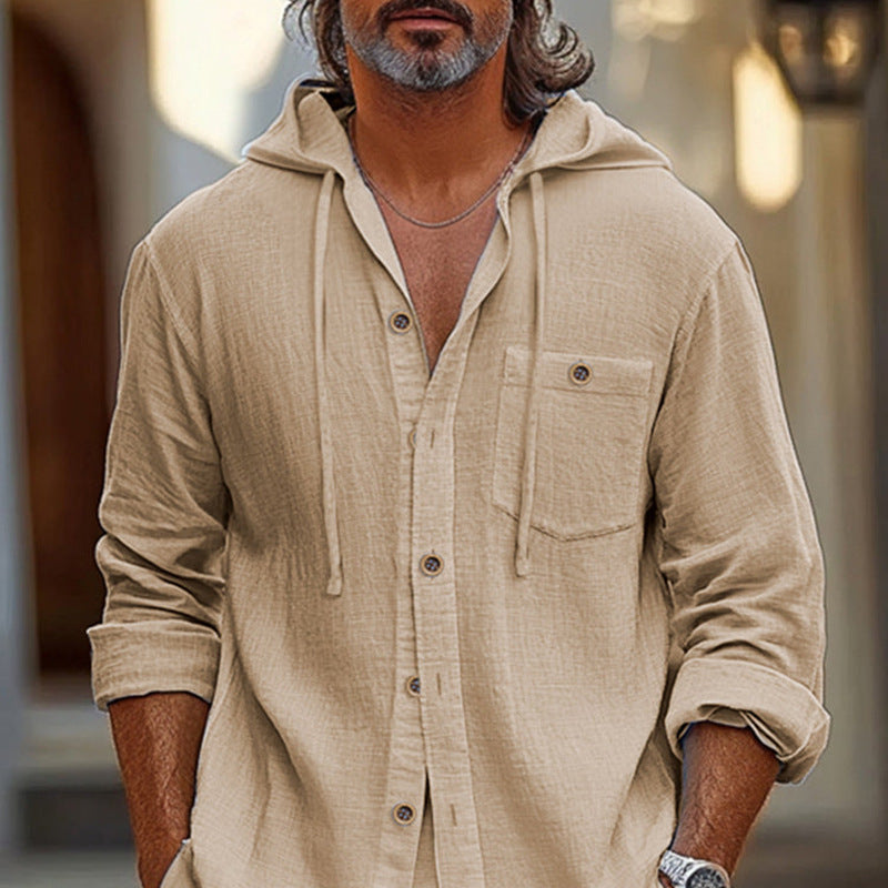 Herre Hettegenser i Linblanding – Avslappet Passform 2