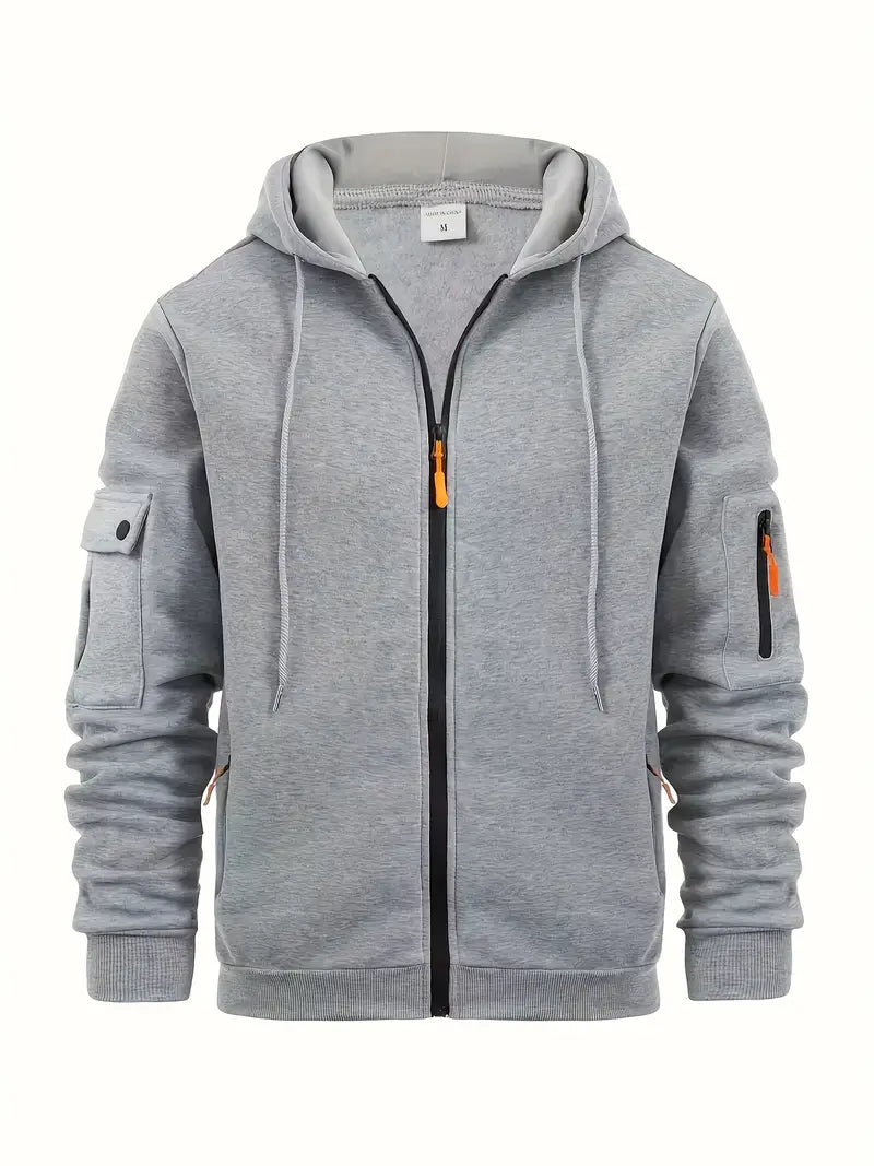 Herre Hoodie i Casual Stil 0