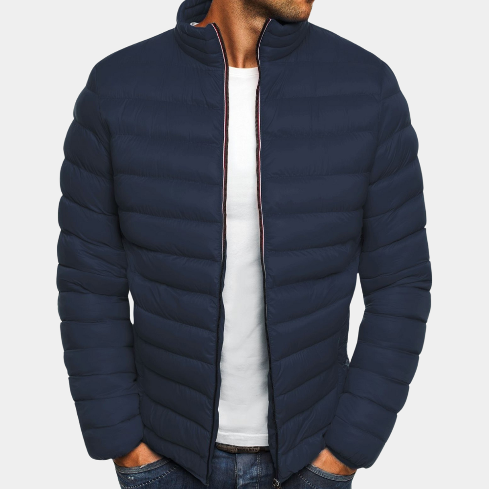Herre Jakke Urban Stil Komfortabel Bomull 3