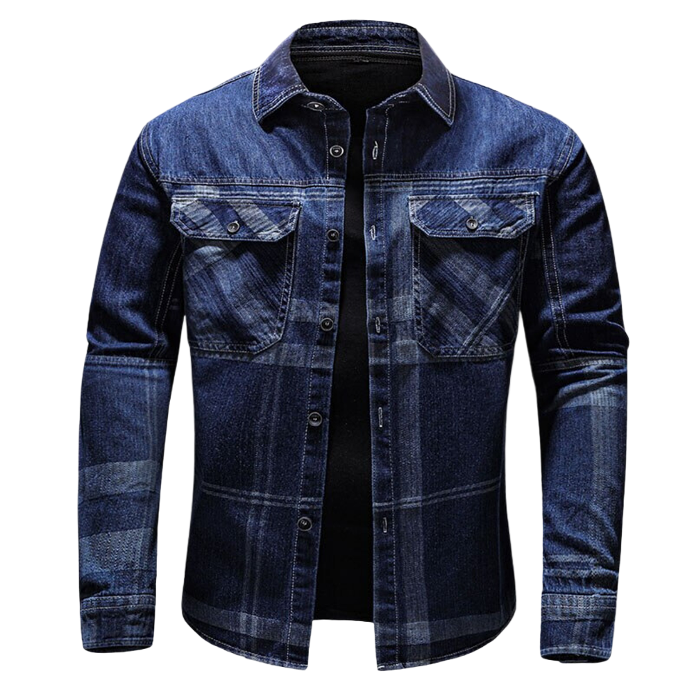 Herre Klassisk Jakke med Knapp 0