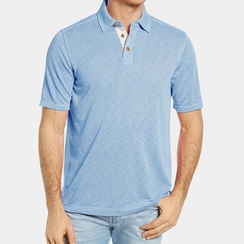 Herre Langermet T-Skjorte Fritids 100% Bomull 3