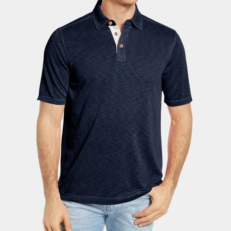 Herre Langermet T-Skjorte Fritids 100% Bomull 4