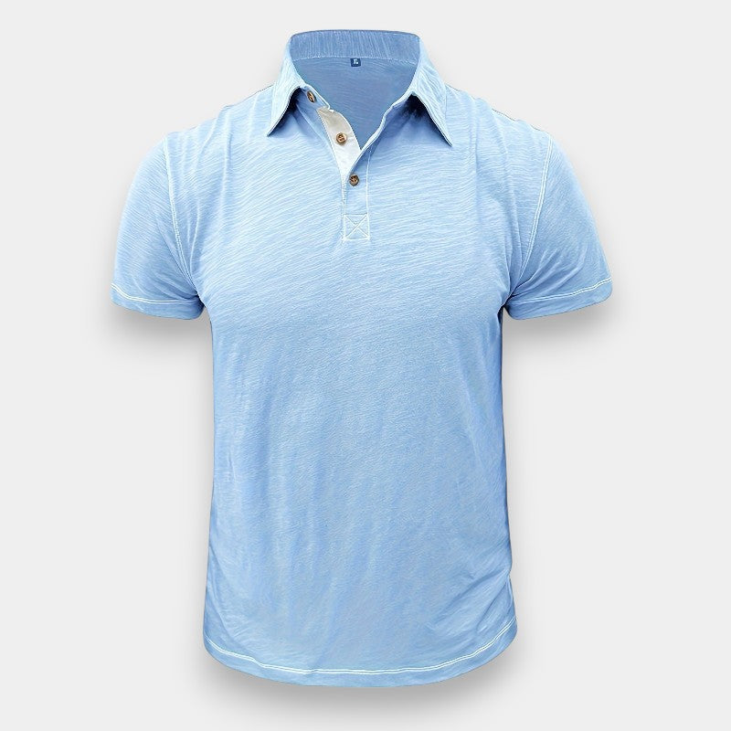 Herre Langermet T-Skjorte Fritids 100% Bomull 8