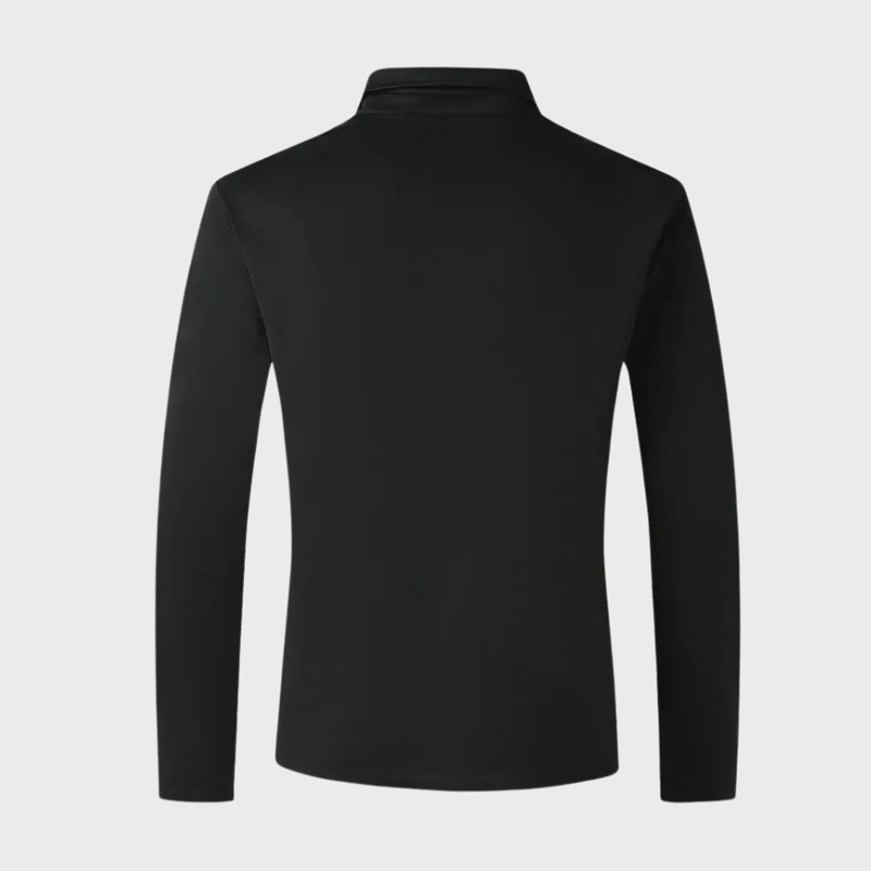 Herre Langermet T-skjorte Komfortabel Design Polyester 2