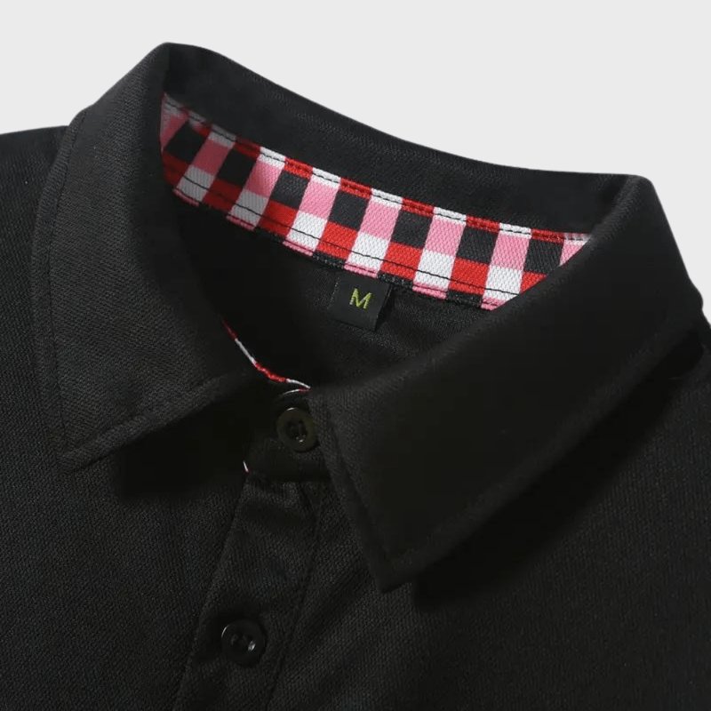Herre Langermet T-skjorte Komfortabel Design Polyester 3