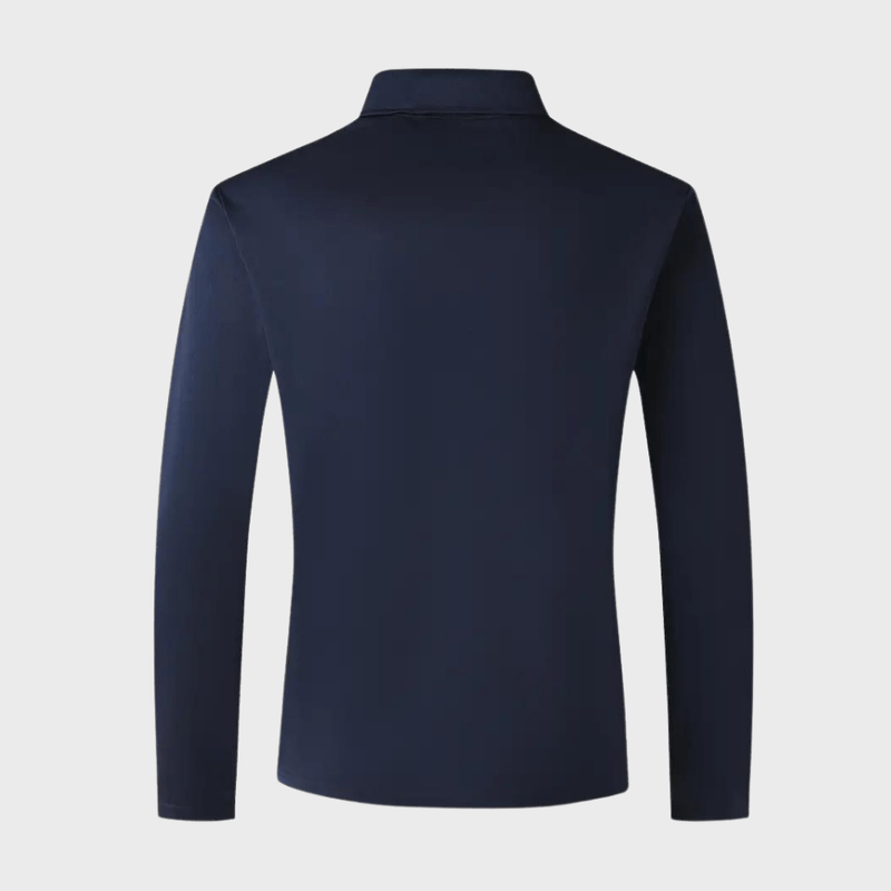 Herre Langermet T-skjorte Komfortabel Design Polyester 7
