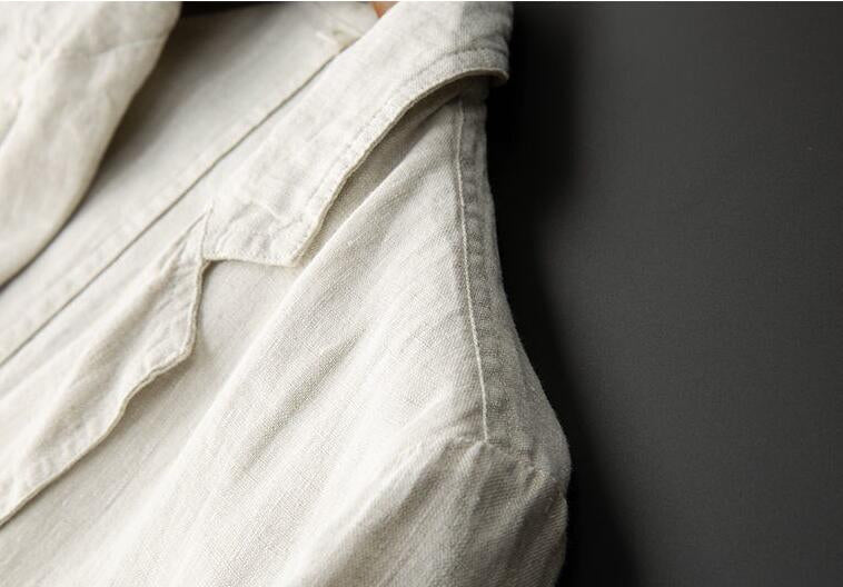 Herre Leinenblazer med Smal Passform 2