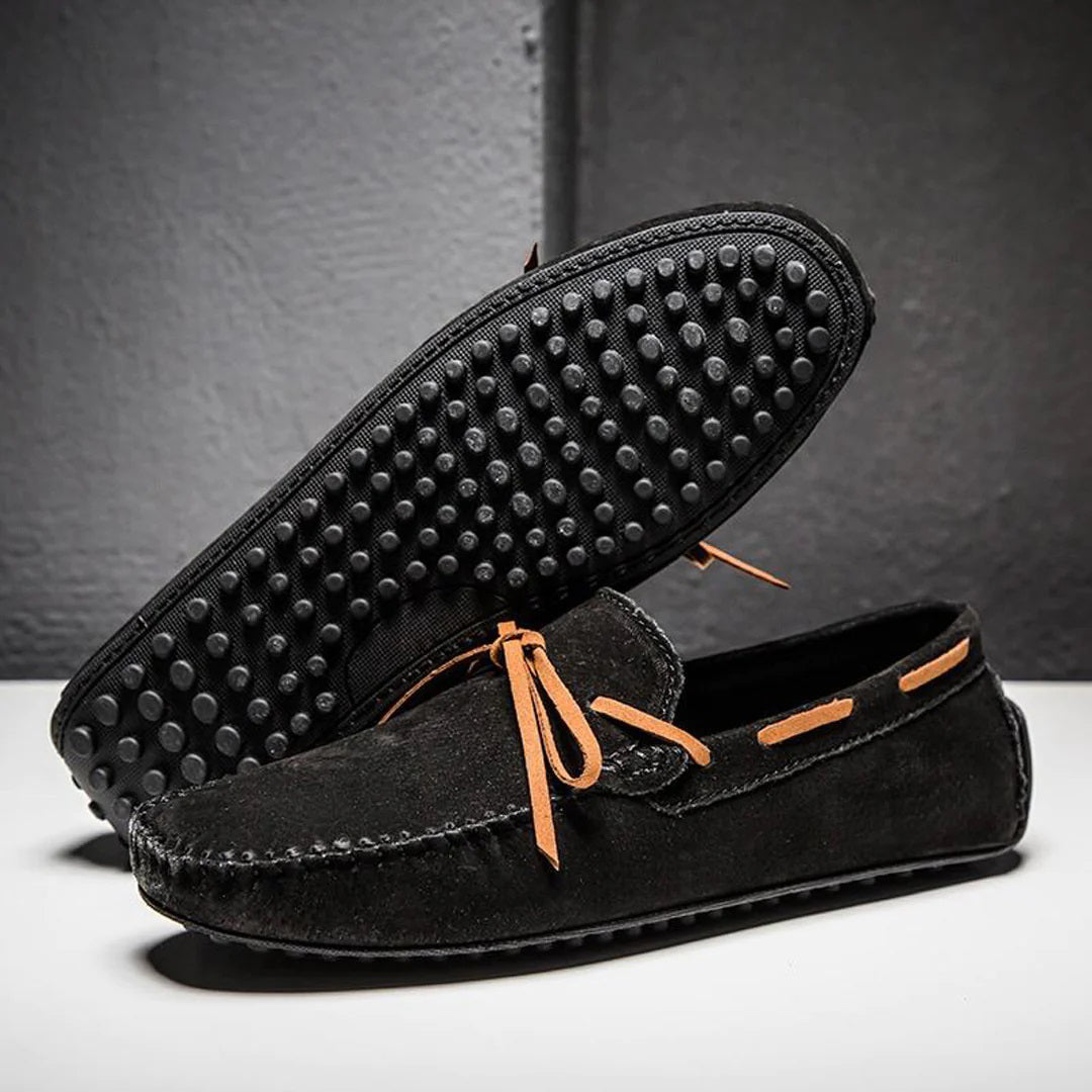 Herre Loafers Slip-On Med Gummisåle - Moderne Design For Hverdagsbruk Og Formelle Anledninger 0