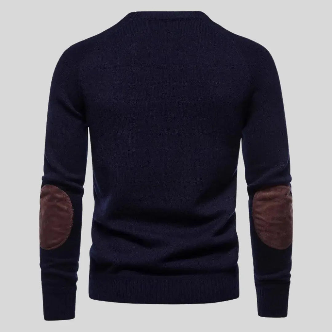 Herre Lyocell Trøye med Minimalistisk Design 4