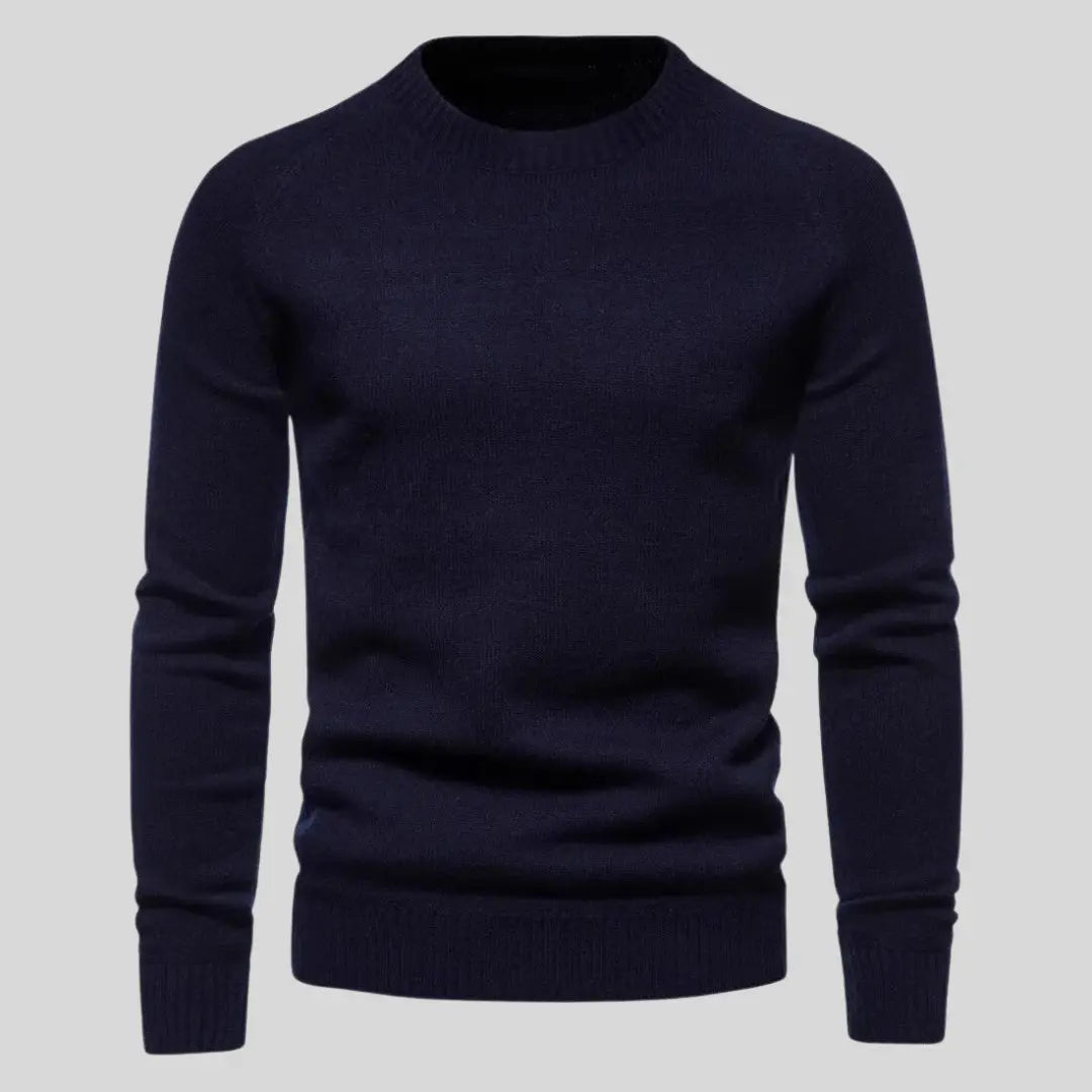 Herre Lyocell Trøye med Minimalistisk Design 9