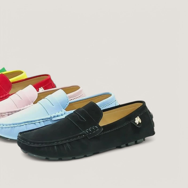 Herre Moccasins Uformell Design Gummi 4