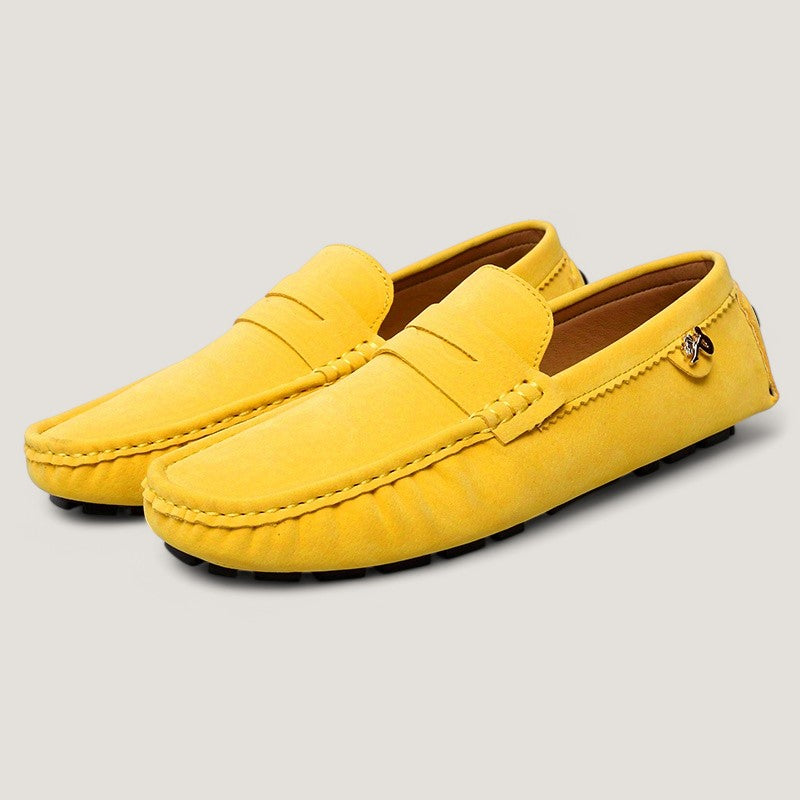 Herre Moccasins Uformell Design Gummi 5