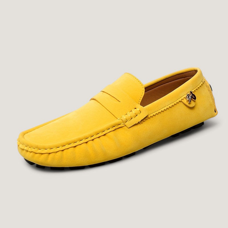 Herre Moccasins Uformell Design Gummi 6