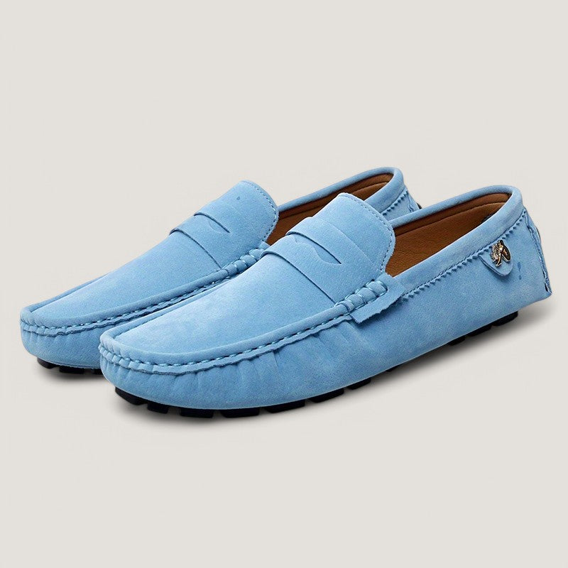 Herre Moccasins Uformell Design Gummi 7