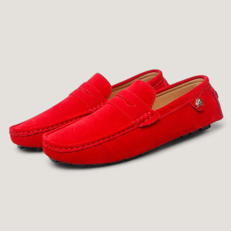 Herre Moccasins Uformell Design Gummi 8