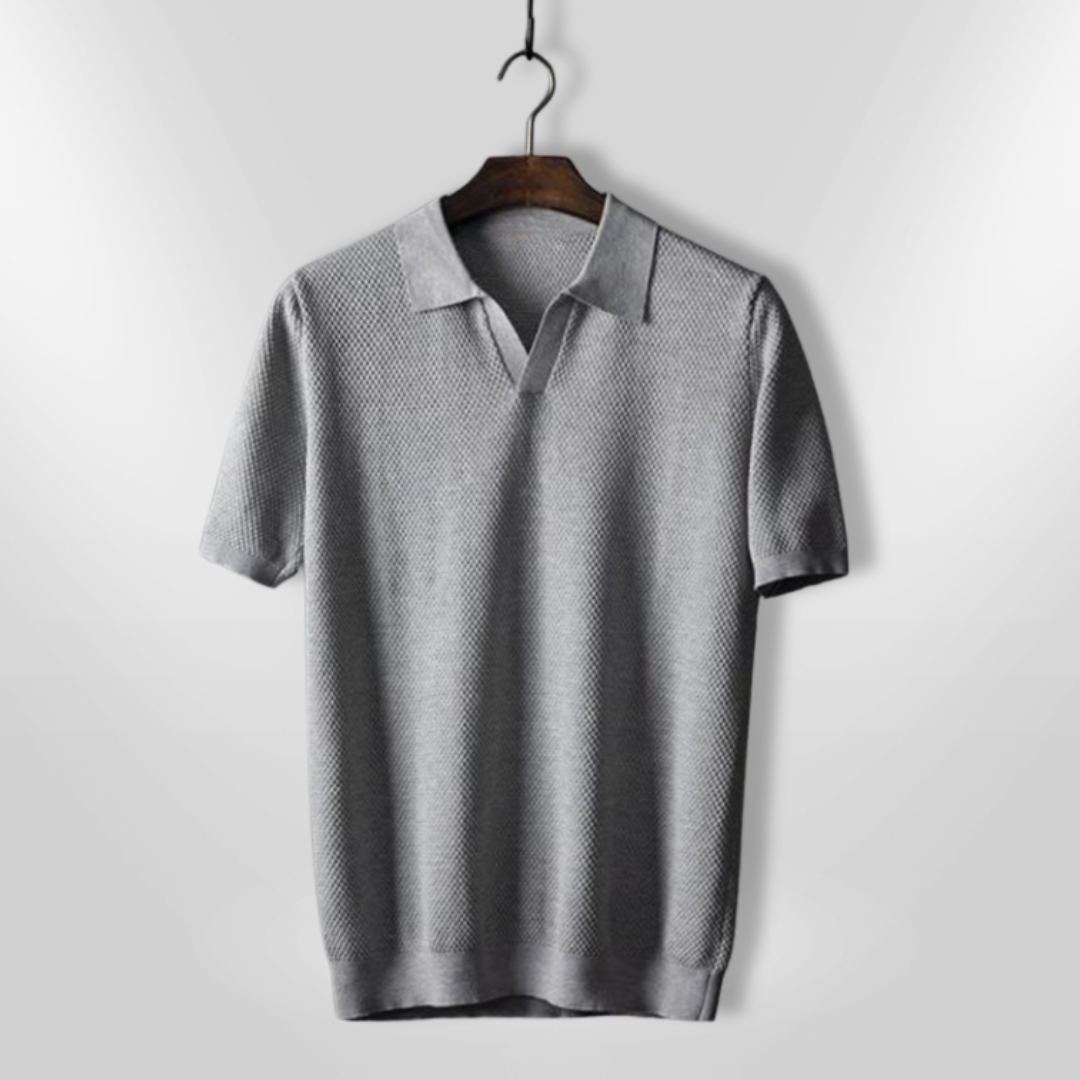 Herre Polo Casual Lettvektet Materiale 3