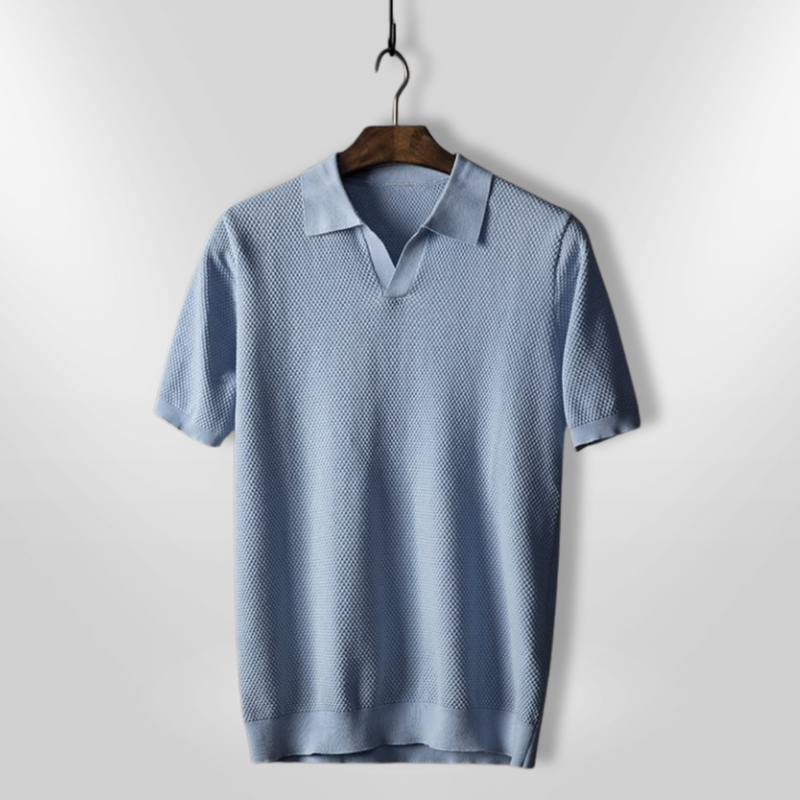 Herre Polo Casual Lettvektet Materiale 4