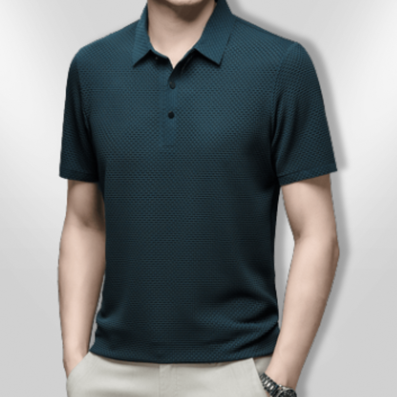 Herre Polo Strukturert Elegant 2