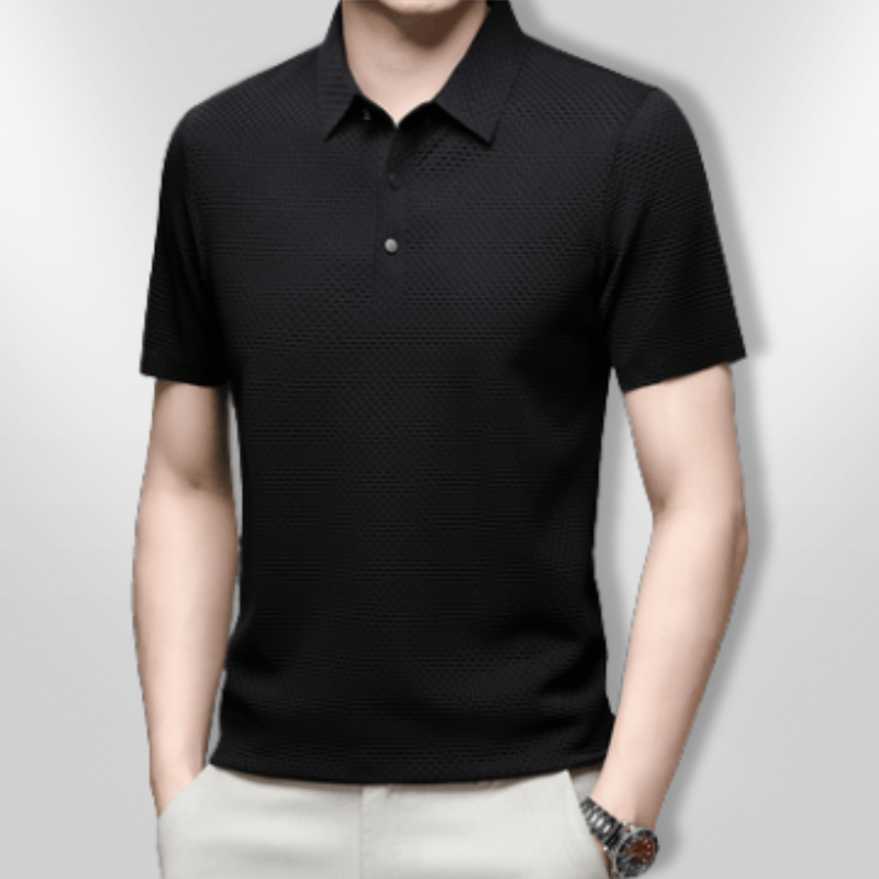 Herre Polo Strukturert Elegant 3