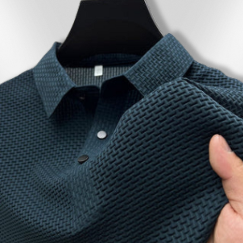 Herre Polo Strukturert Elegant 8