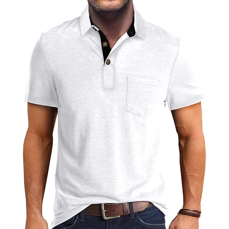 Herre Poloshirt Klassisk Stil 1