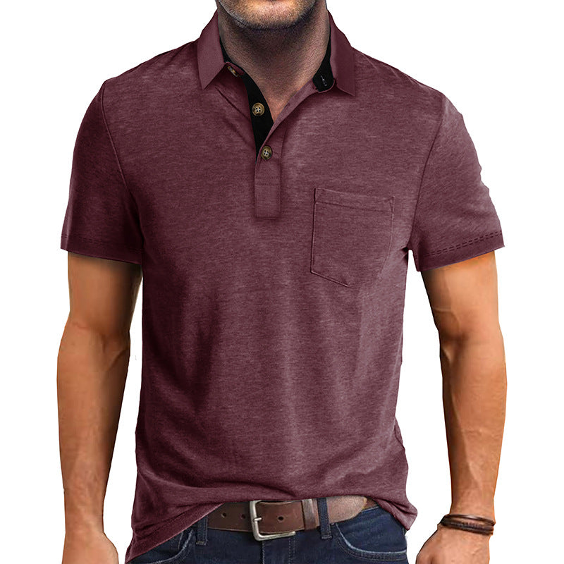 Herre Poloshirt Klassisk Stil 10