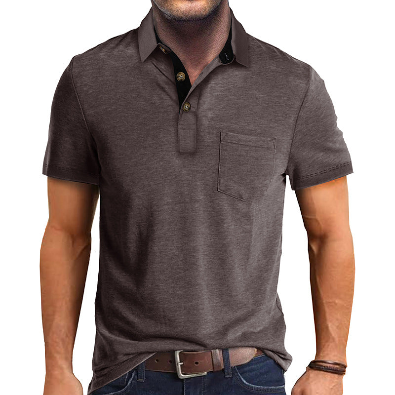 Herre Poloshirt Klassisk Stil 12