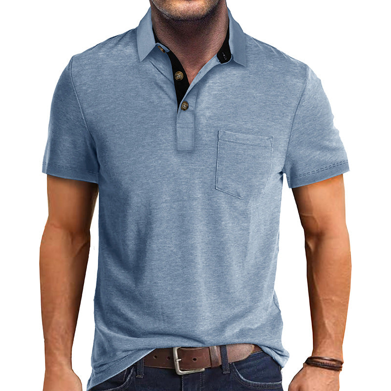 Herre Poloshirt Klassisk Stil 3