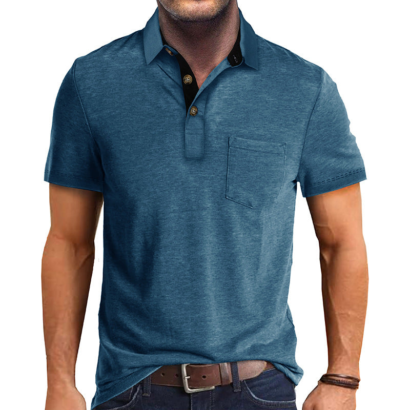 Herre Poloshirt Klassisk Stil 4