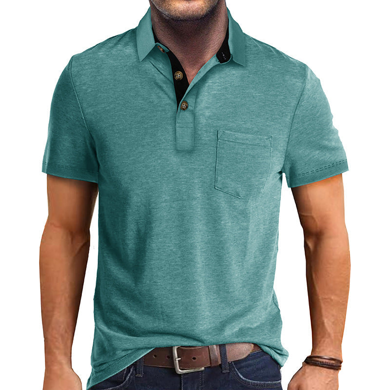 Herre Poloshirt Klassisk Stil 6
