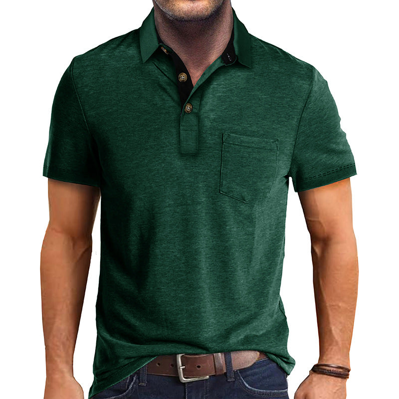 Herre Poloshirt Klassisk Stil 7