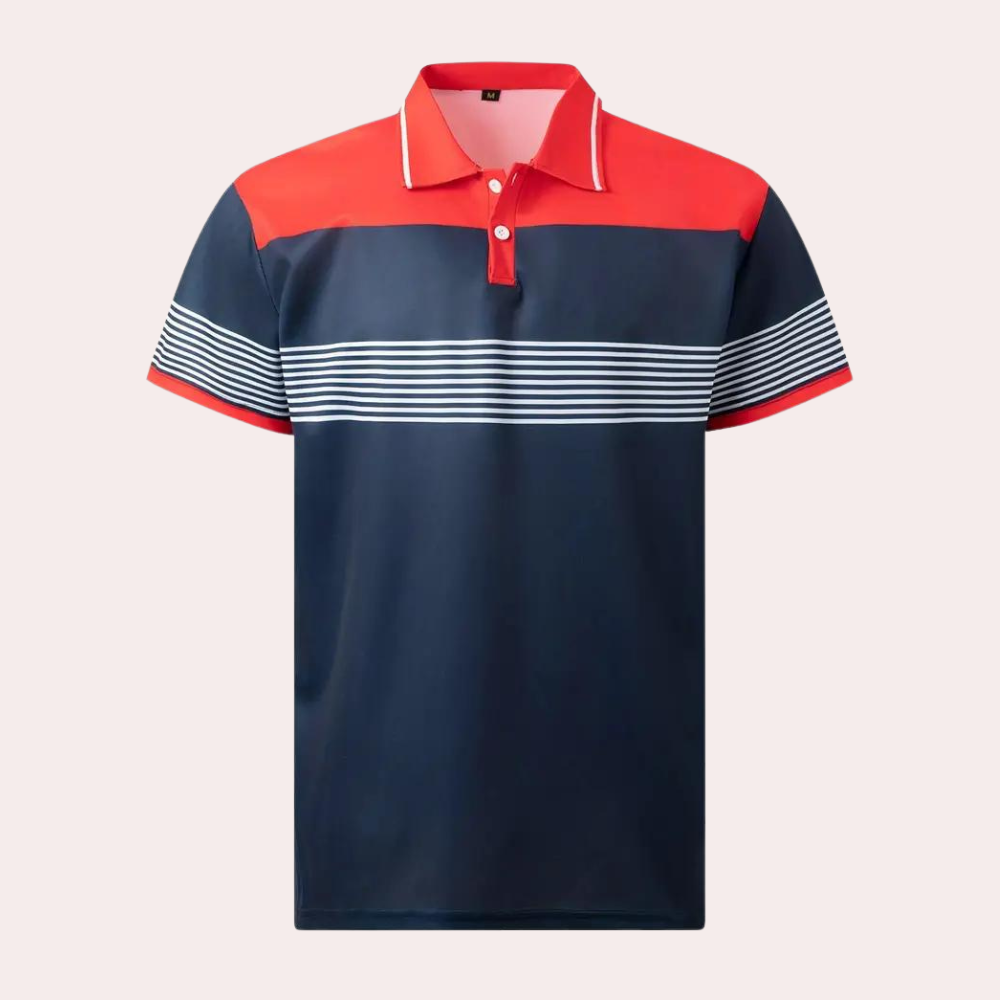 Herre Poloshirt Klassisk Uformell Stil 1
