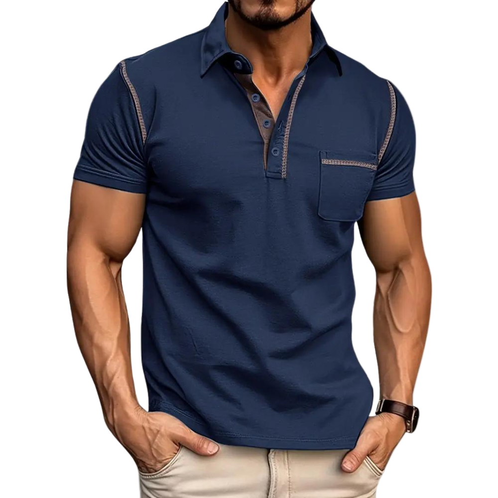 Herre Poloshirt Komfortabel Stilfull Design 0