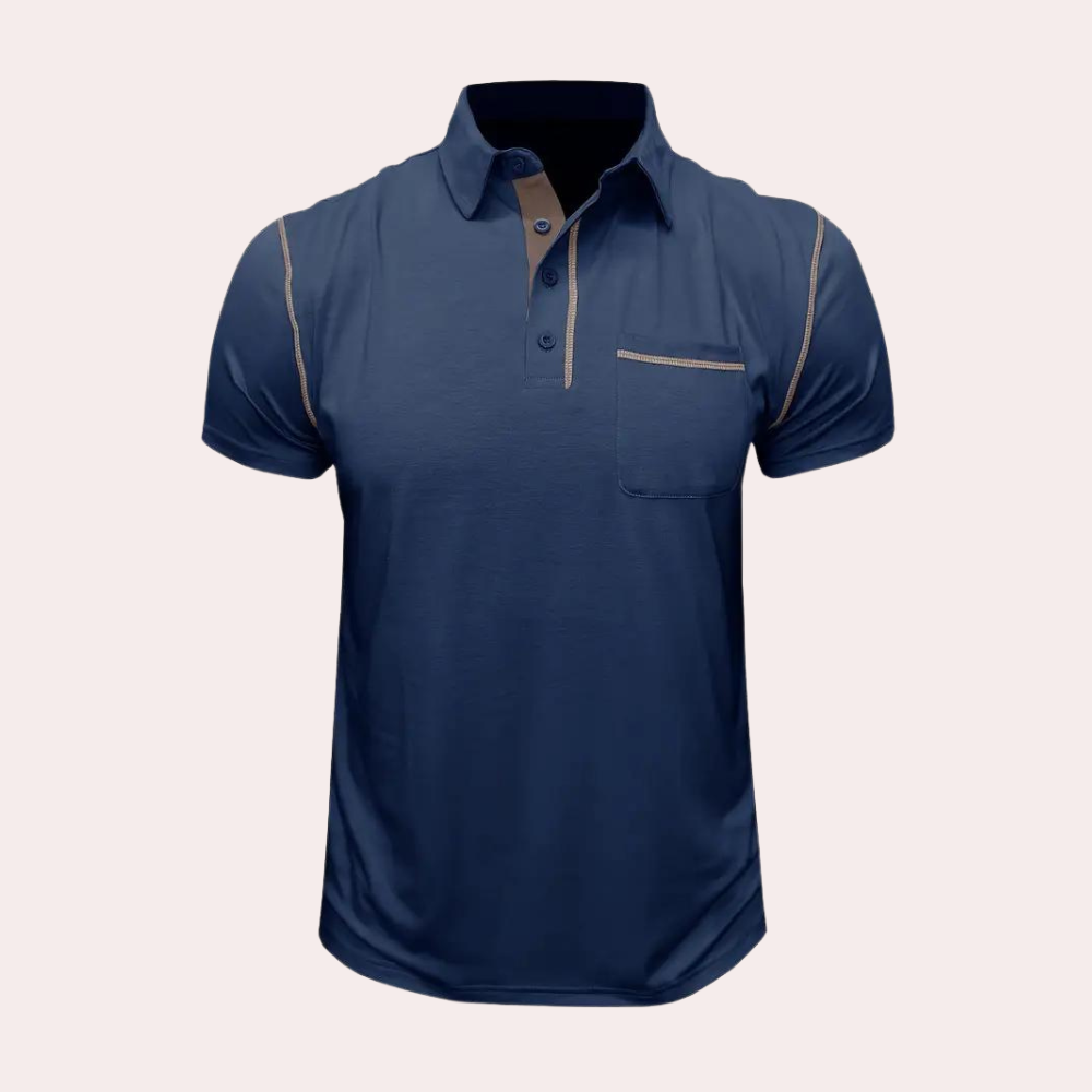 Herre Poloshirt Komfortabel Stilfull Design 1