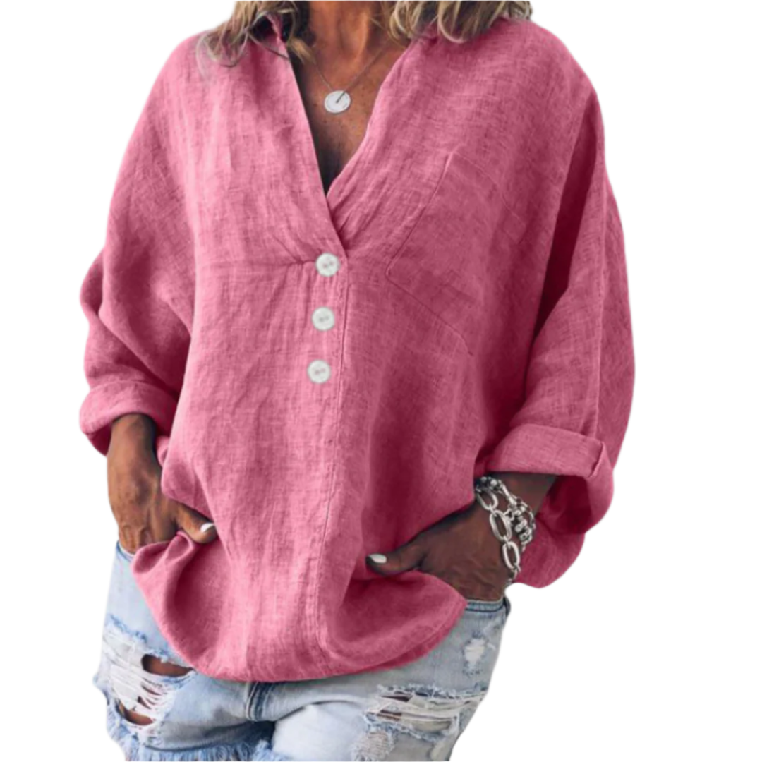 Herre Pull i Cottongen og Lin med Elegant Design 0