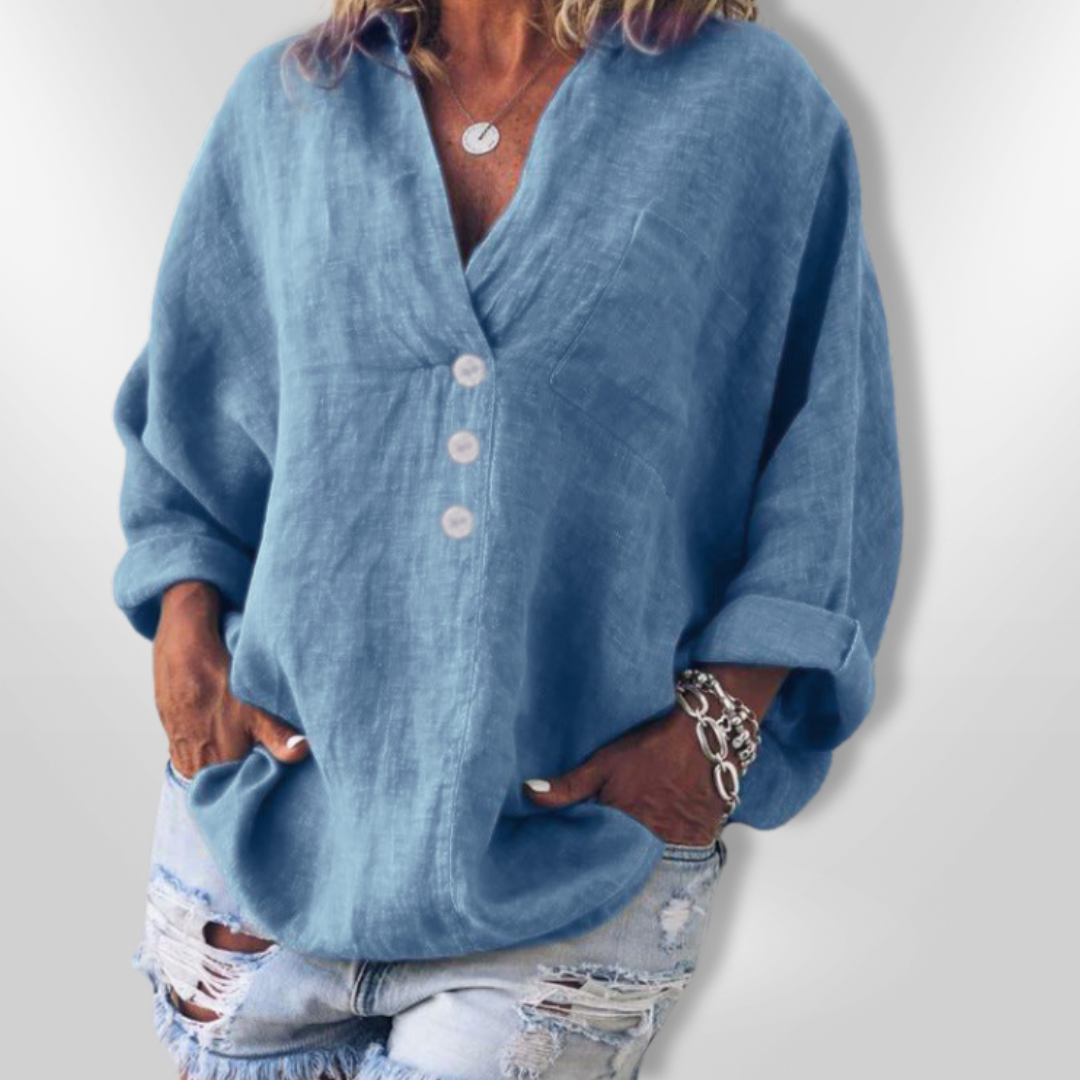 Herre Pull i Cottongen og Lin med Elegant Design 1
