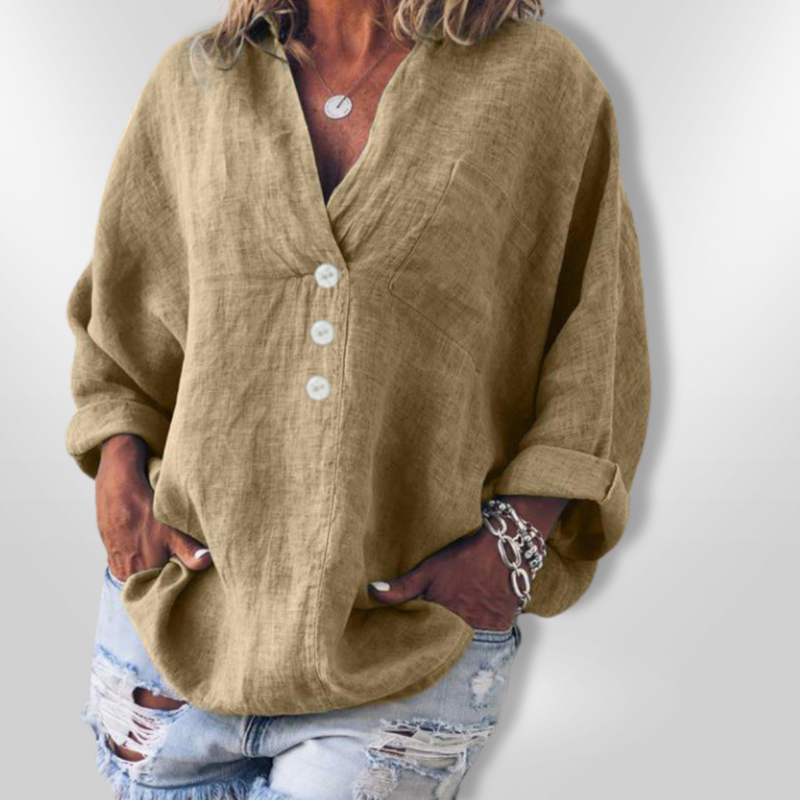 Herre Pull i Cottongen og Lin med Elegant Design 3
