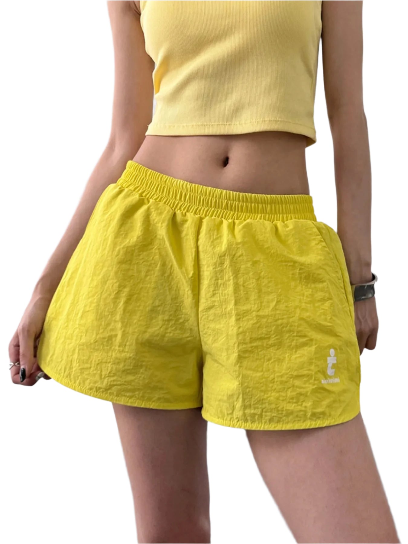 Herre Shorts Elastisk Midje Bomull Lin 0