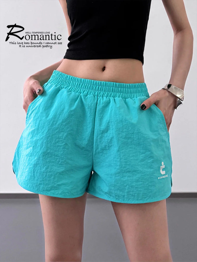 Herre Shorts Elastisk Midje Bomull Lin 7