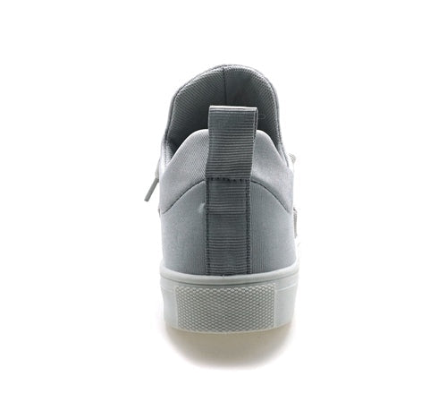 Herre Slip-on Sko Syntetisk Grå 2
