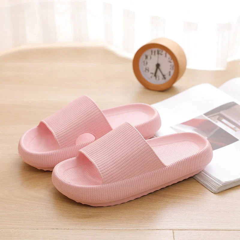 Herre Slippers Sommer Dempende Såle Komfortabel Strukturert 5