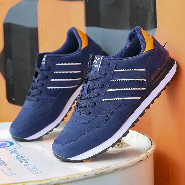 Herre Sneakers i Lær med Klassisk Design 7
