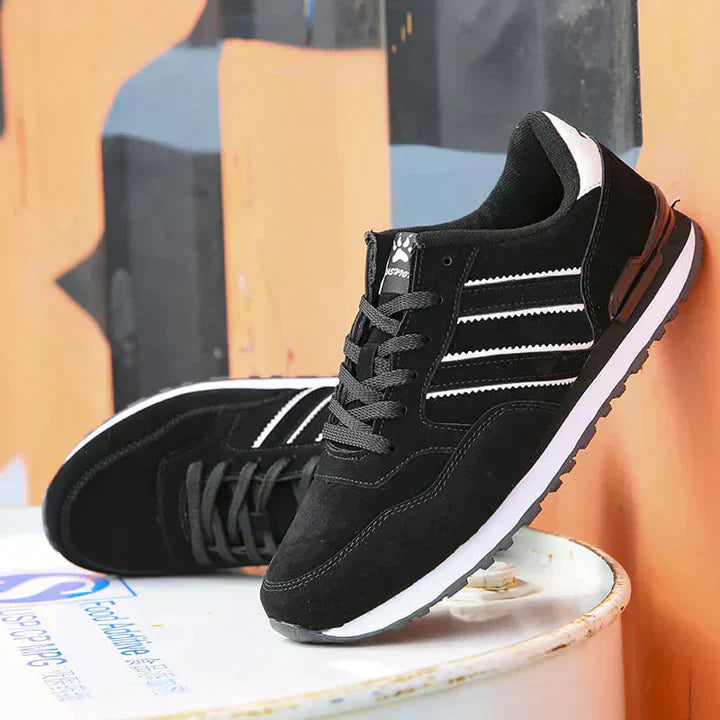 Herre Sneakers i Lær med Klassisk Design 8