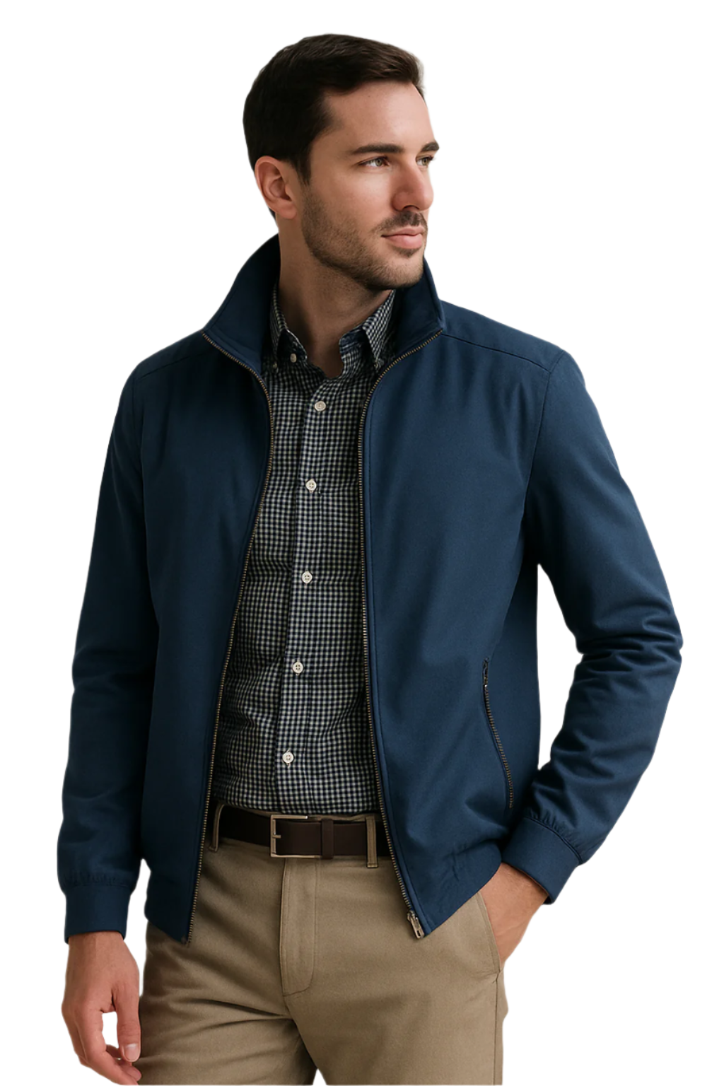 Herre Sommerjakke Vindbestandig Minimalistisk Design Komfortabel Stil 0