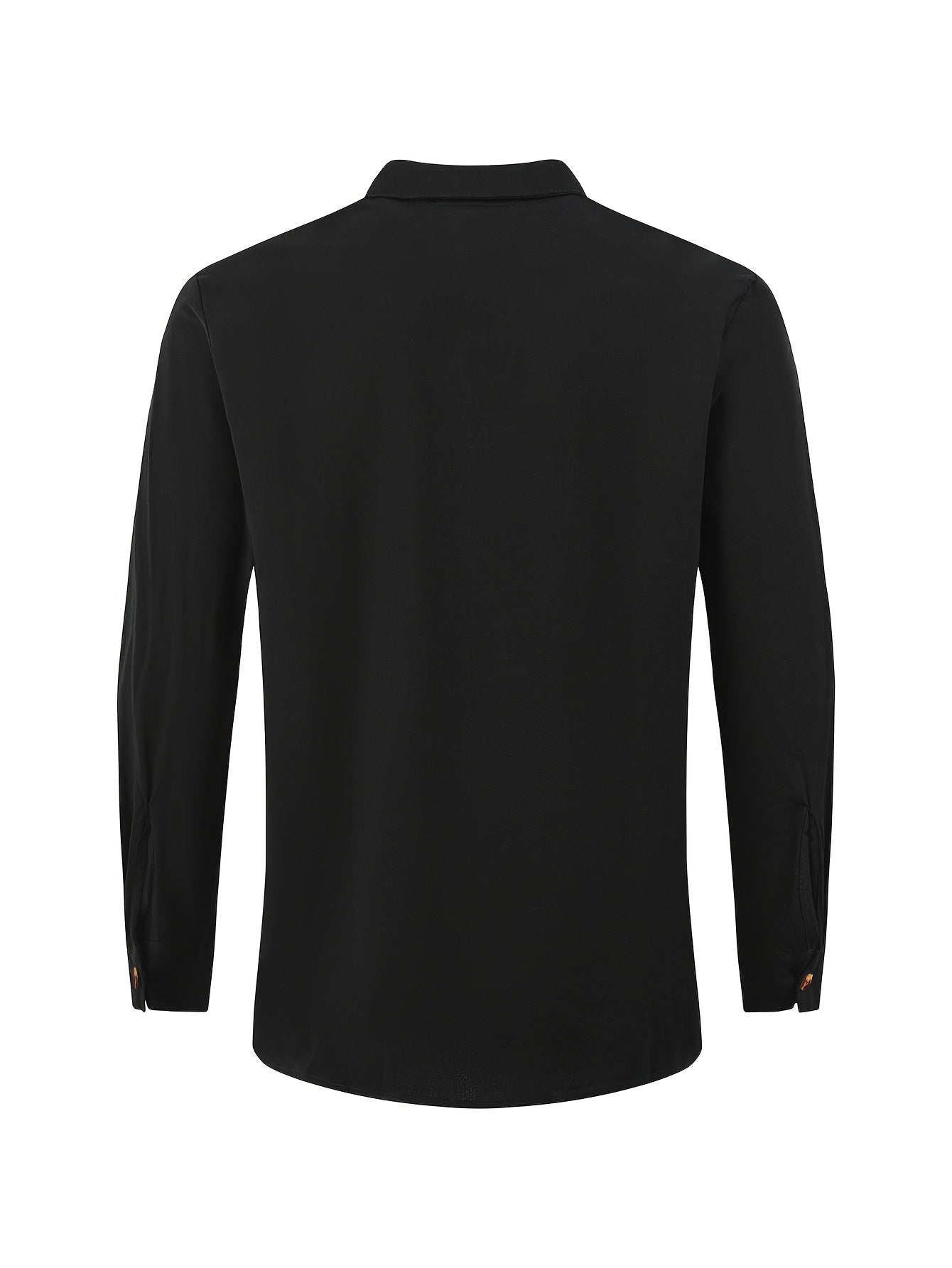 Herre Strandantrekk Sett Langermet Skjorte med Knapper og Drawstring Bukser 5