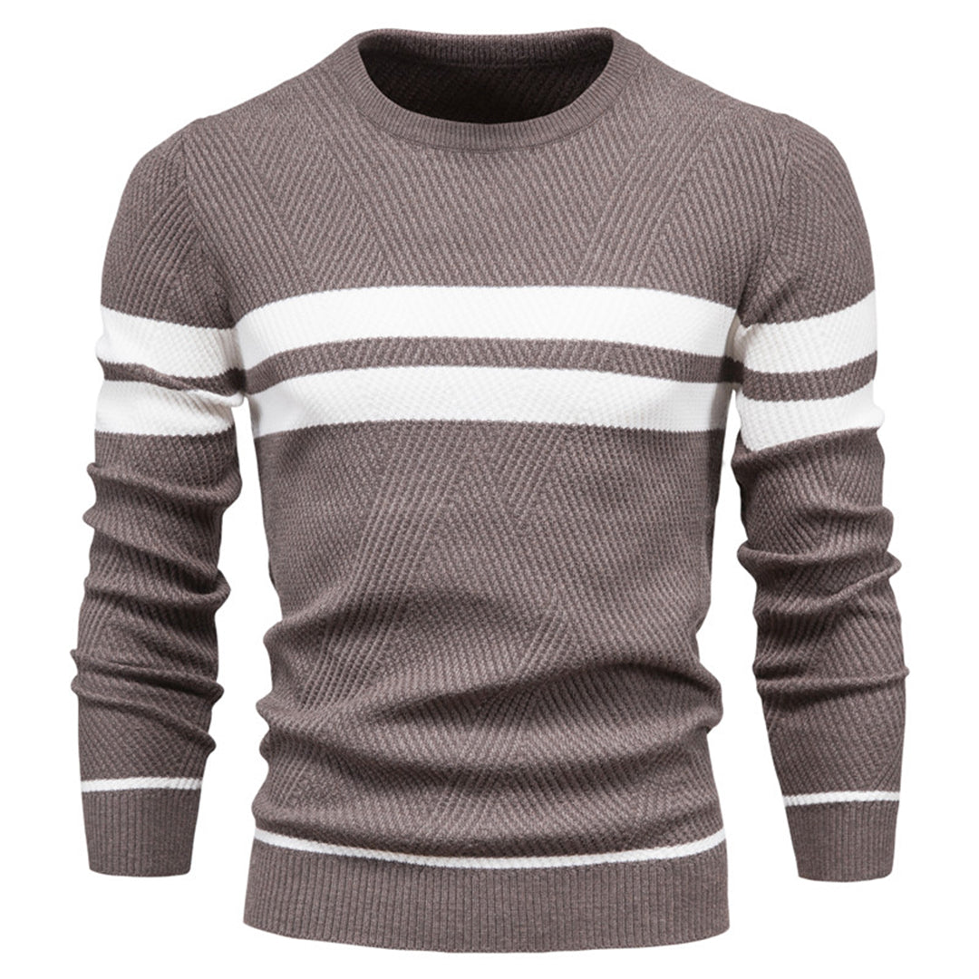 Herre Sweater Casual O-hals 3