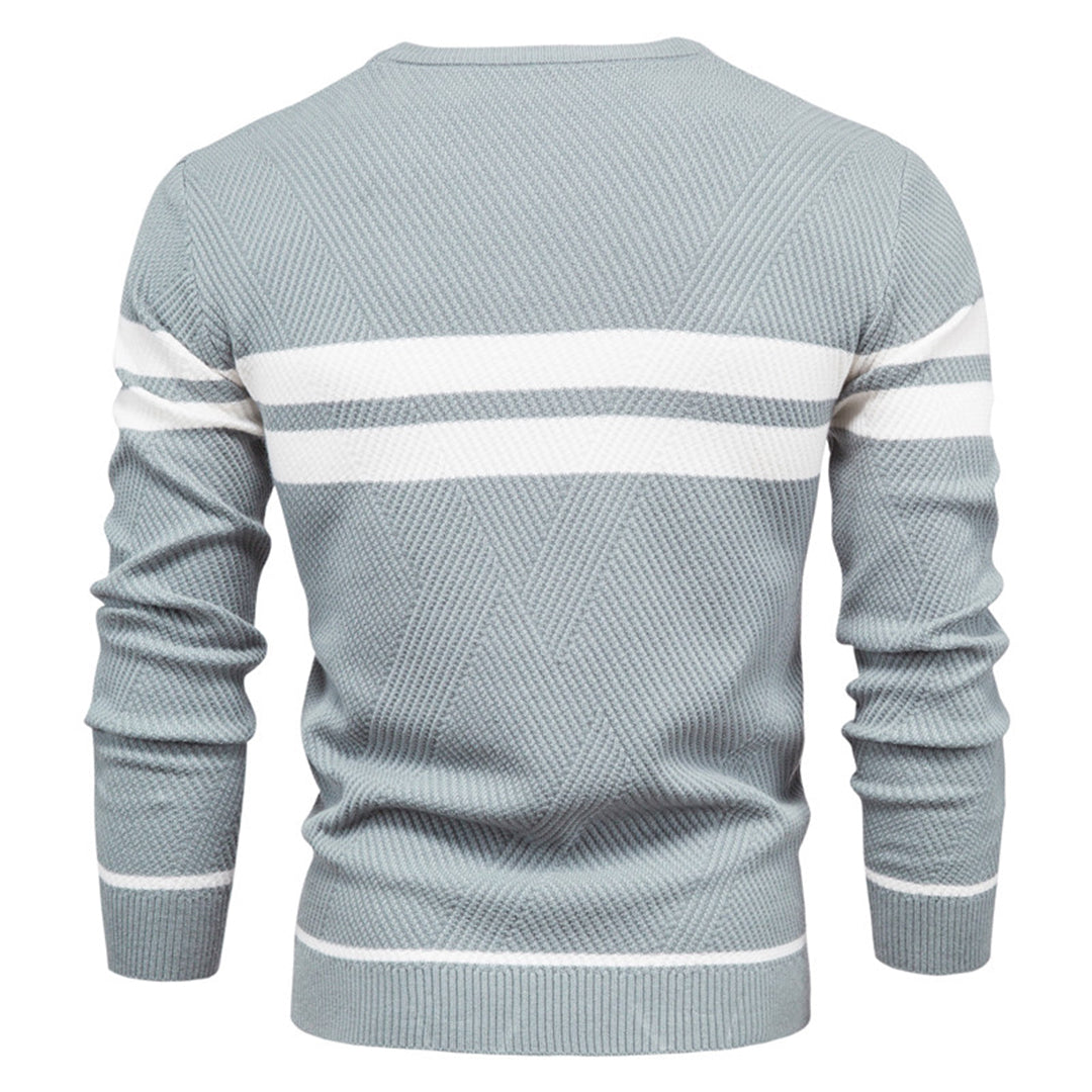 Herre Sweater Casual O-hals 5