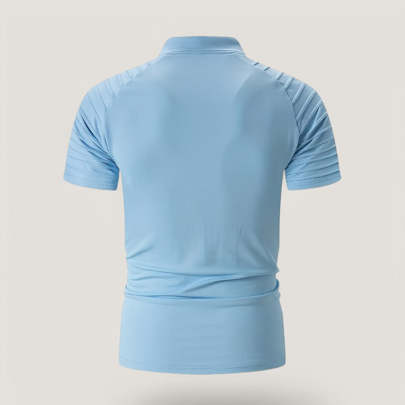 Herre T-skjorte Casual Stripet Polyester 2
